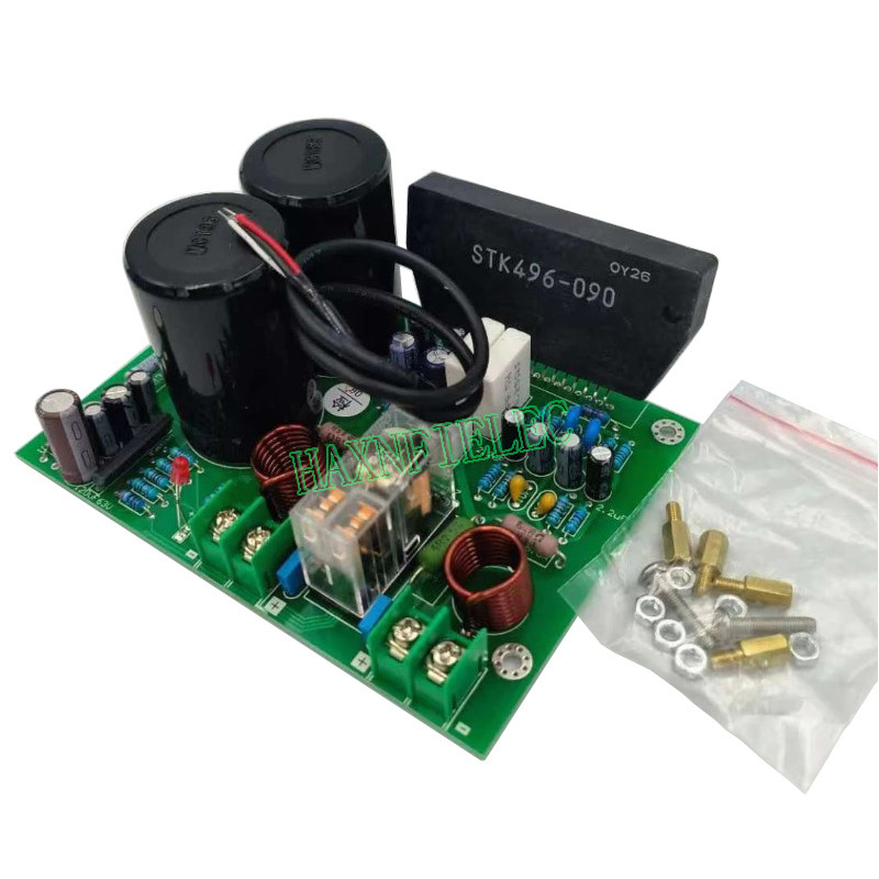 STK496-090 Power Amplifier Board 100W+100W Low Distortion High Power AC Dual 24V-36V
