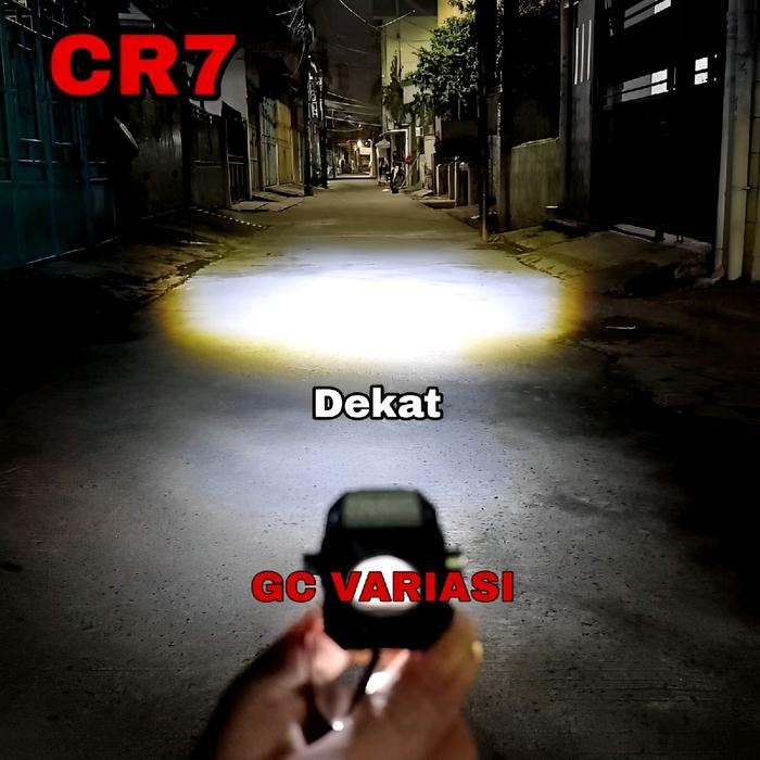 Lampu Tembak Laser D2 Mini Cr7 Kotak Jauh Kuning Dekat Putih Lampu D2 Kotak Mini Cr7 1045