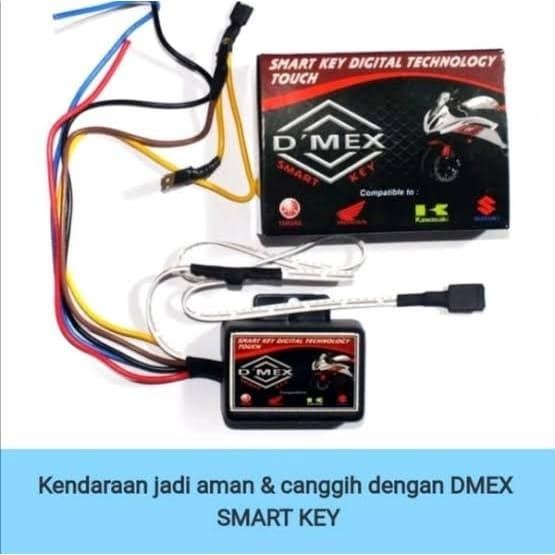 Dmex Smart Key Sensor Klakson Motor Pengaman Anti Maling Begal #Gratisongkir