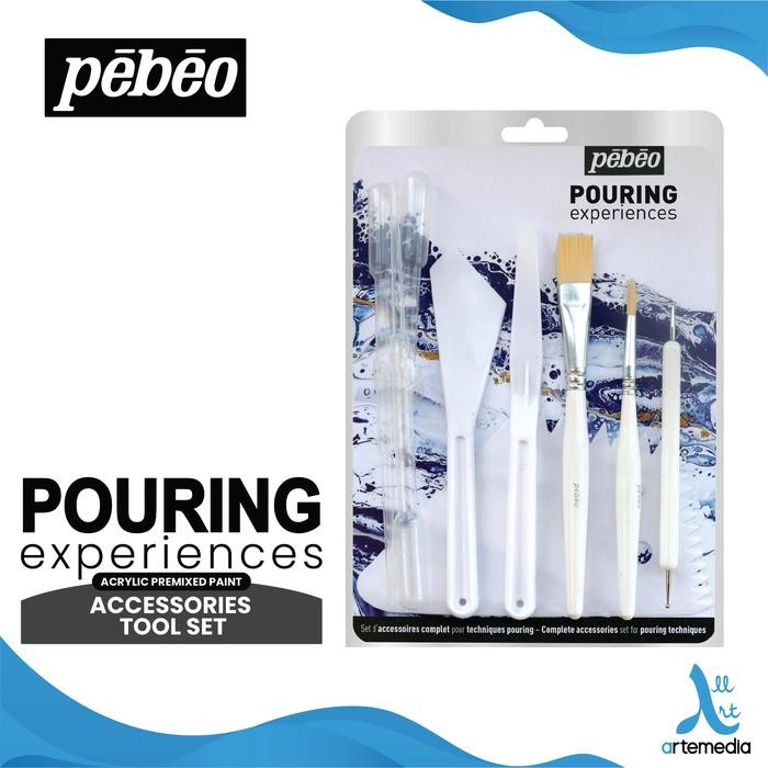 

Alat Lukis Akrilik Pebeo Pouring Experiences Accessories Tool Set #Gratisongkir