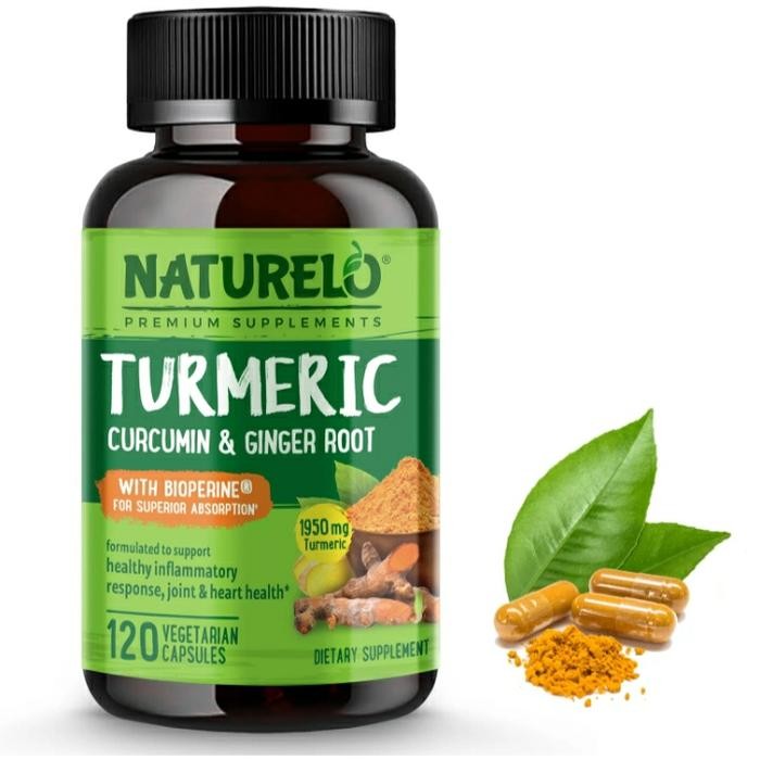 

Terlaris Naturelo - Organic Turmeric, Ginger With Bioperine Kunyit Organik