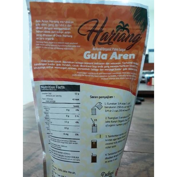 

Terlaris Gula Aren / Palm Sugar Jahe Kunyit Hariang