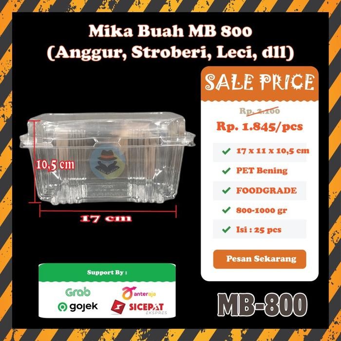 Mika Buah 800 MB 800 Extra Large Kotak Buah Besar