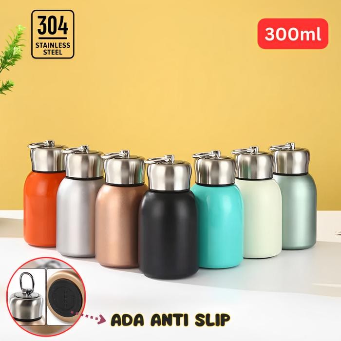 BOTOL MINUM TERMOS 300 ML / TUMBLER TERMOS MINI / TUMBLR TERMOS STAINLESS STEEL 300ML / TERMOS