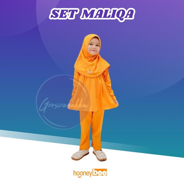 

Terlaris Setelan Anak Cewek Maliqa Hooneybee Muslim Warna Kunyit Size 2-10 Thn Baju Bordir Wanita