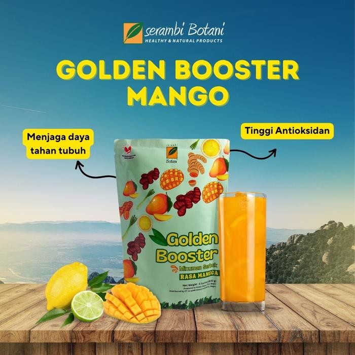 

Terlaris Minuman Bubuk Kunyit Asli Murni Jamu Herbal Plus Mango-Golden Booster