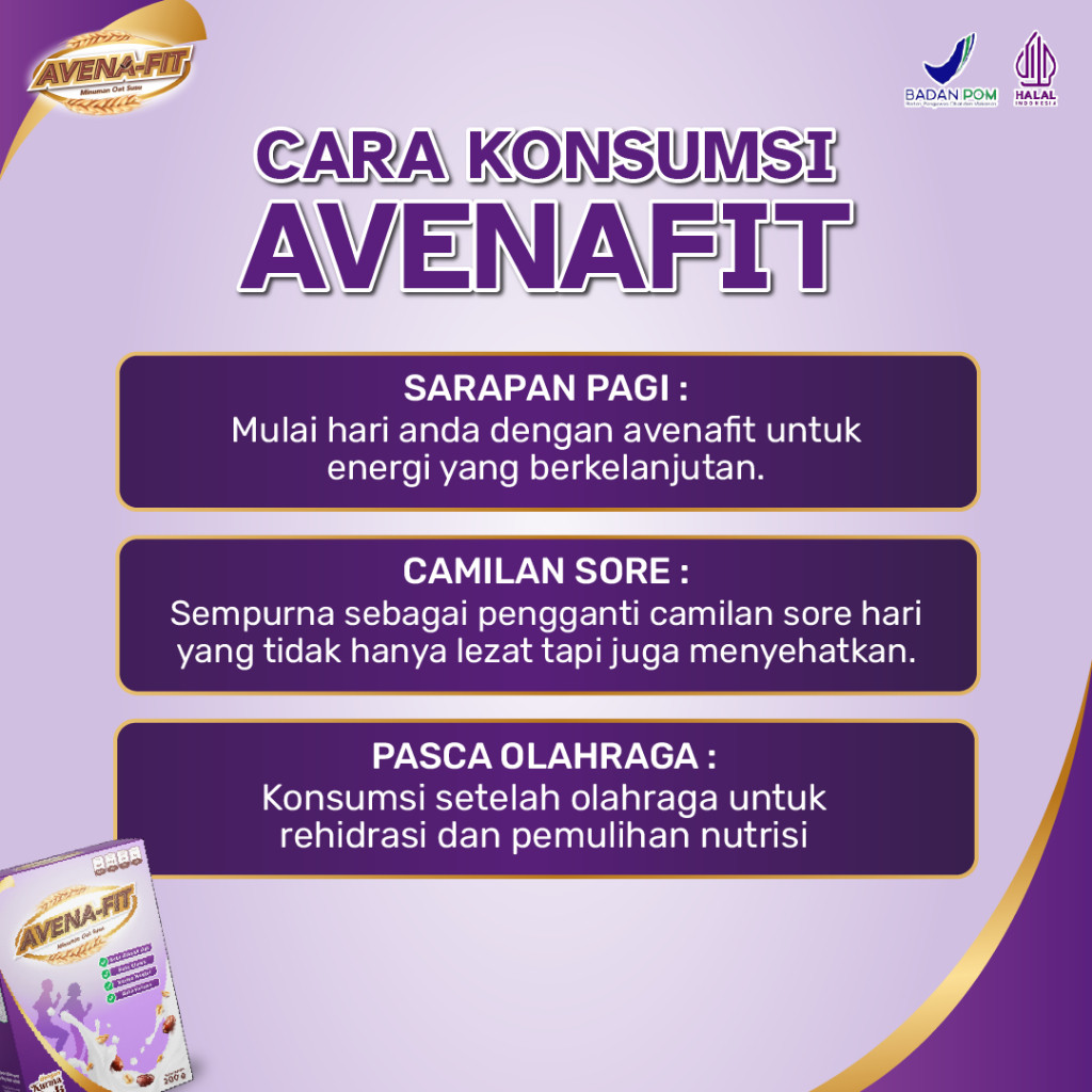 

Paket Avenafit 3 Box - Bantu Mengontrol Masalah Kolesterol dan Menjaga Kesehatan Jantung