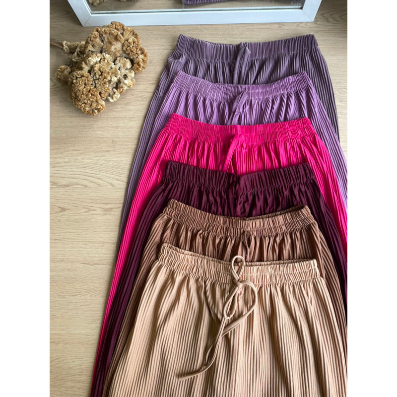 Pola Mewah Kulot Plisket Lidi Jumbo Muat Bb Max 75Kg Celana Kulot Semi Jumbo