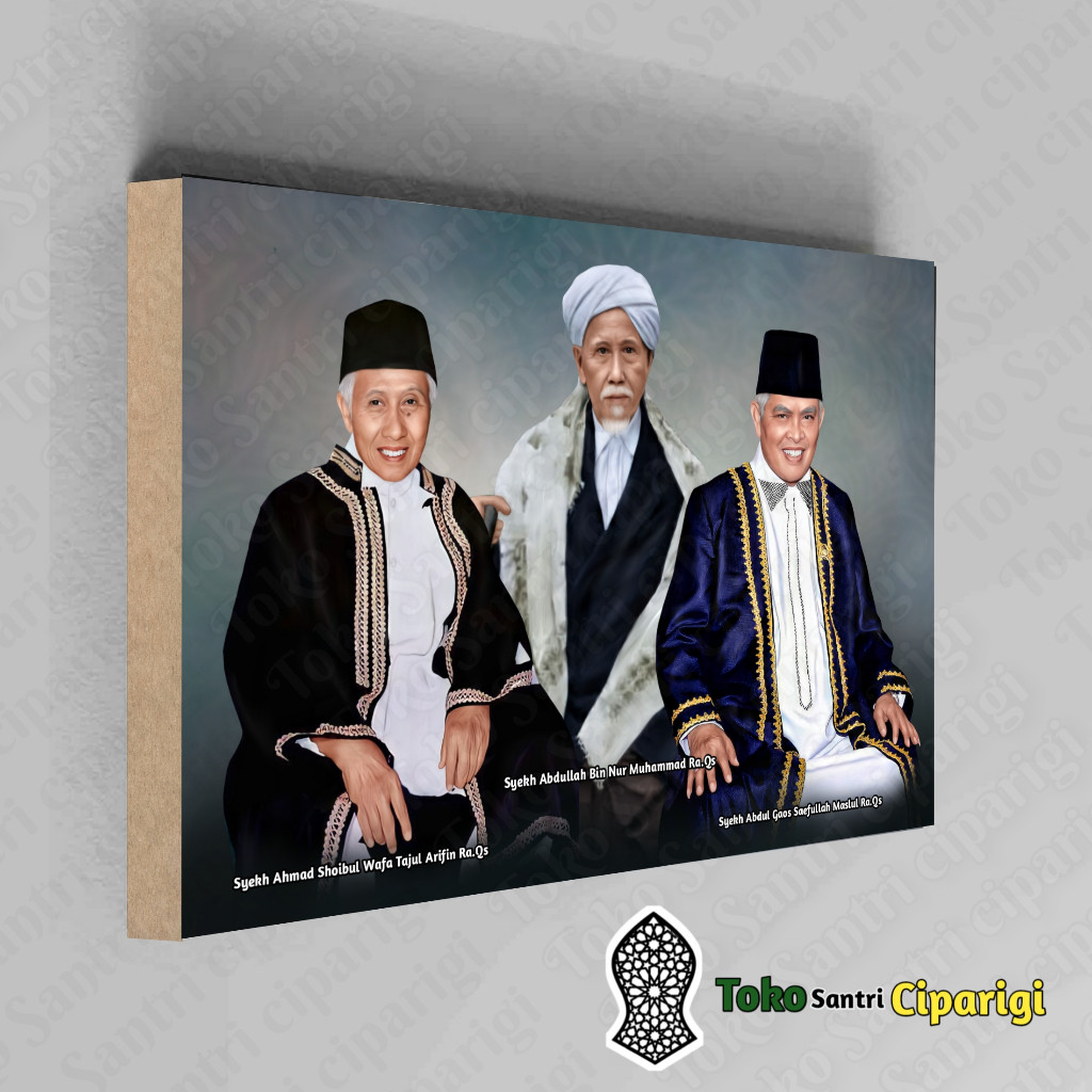 Poster Foto Abah Anom Abah Sepuh Abah Aos Foto habib foto ulama poster habib poster ulama Bingkai