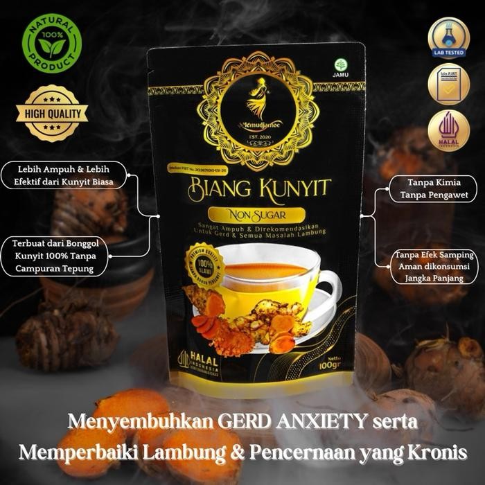 

Terlaris Non Sugar Biang Kunyit (100Gram) Untuk Gerd/ Anxiety / Asam Lambung/ Maag