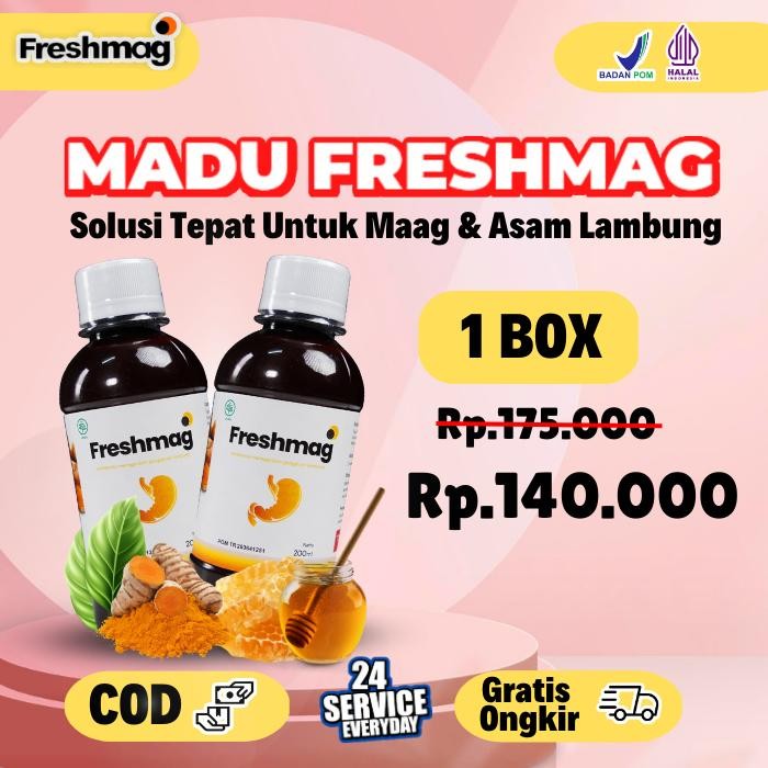 

Terlaris Freshmag Madu Lambung Original Freshmag Madu Herbal Asam Lambung Halal Bpom Garansi Ori 1