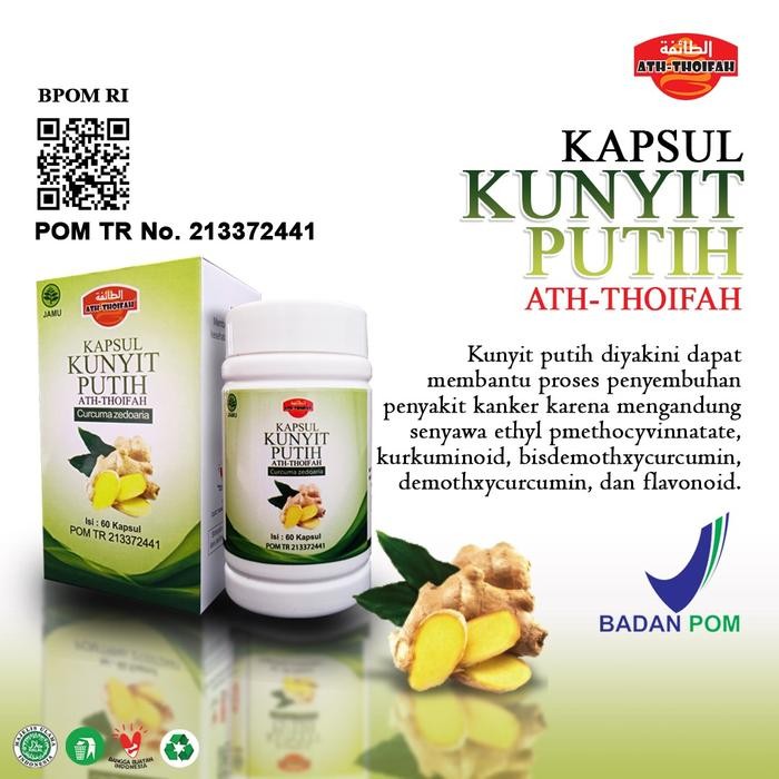 

Terlaris Kapsul Kunyit Putih Isi 60 Kps Obat Kanker Antioksidan Dll