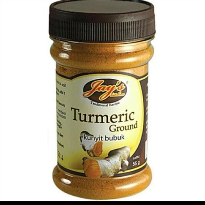 

Terlaris Jays Turmeric Ground 55G (Kunyit Bubuk)