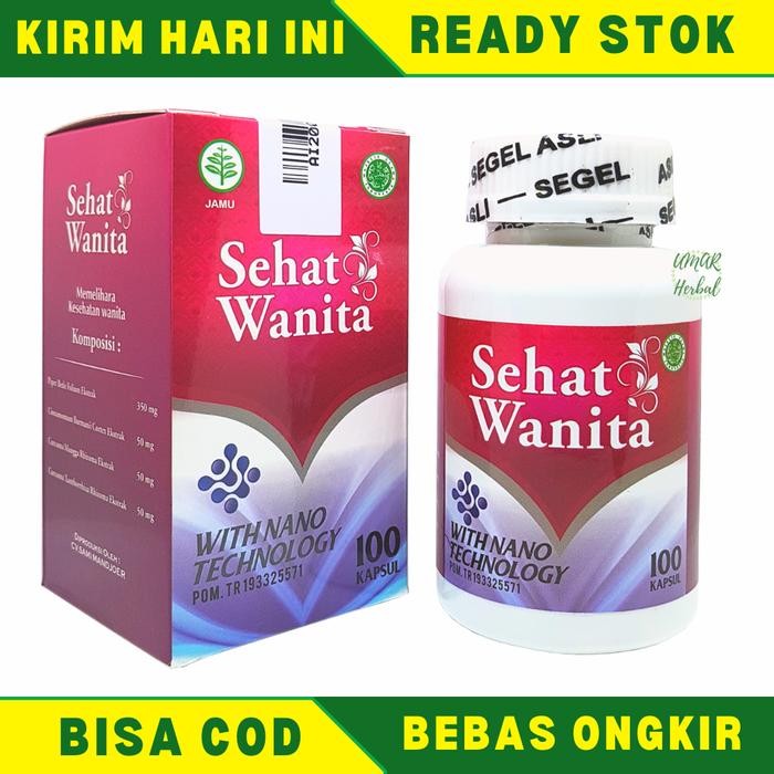 

Terlaris Sehat Wanita Herbal 100 Kapsul Ekstrak Manjakani, Kunyit, Daun Sirih