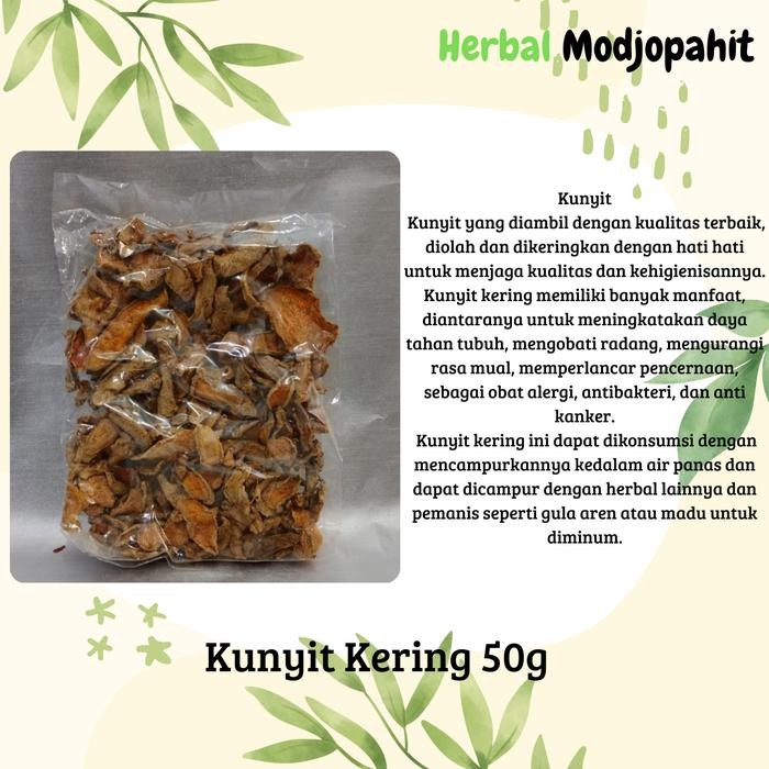 

Terlaris Kunyit Kering 50G Herbal Modjopahit