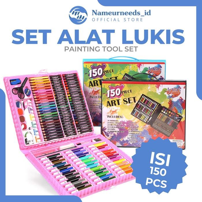 

Alat Lukis set Isi 150 Pcs Pensil Warna Set Anak Crayon