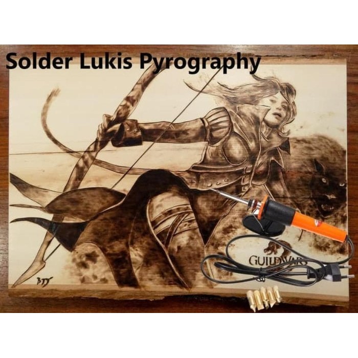

Solder Lukis Pyrography Wood Carving Alat Lukis Bakar Kayu