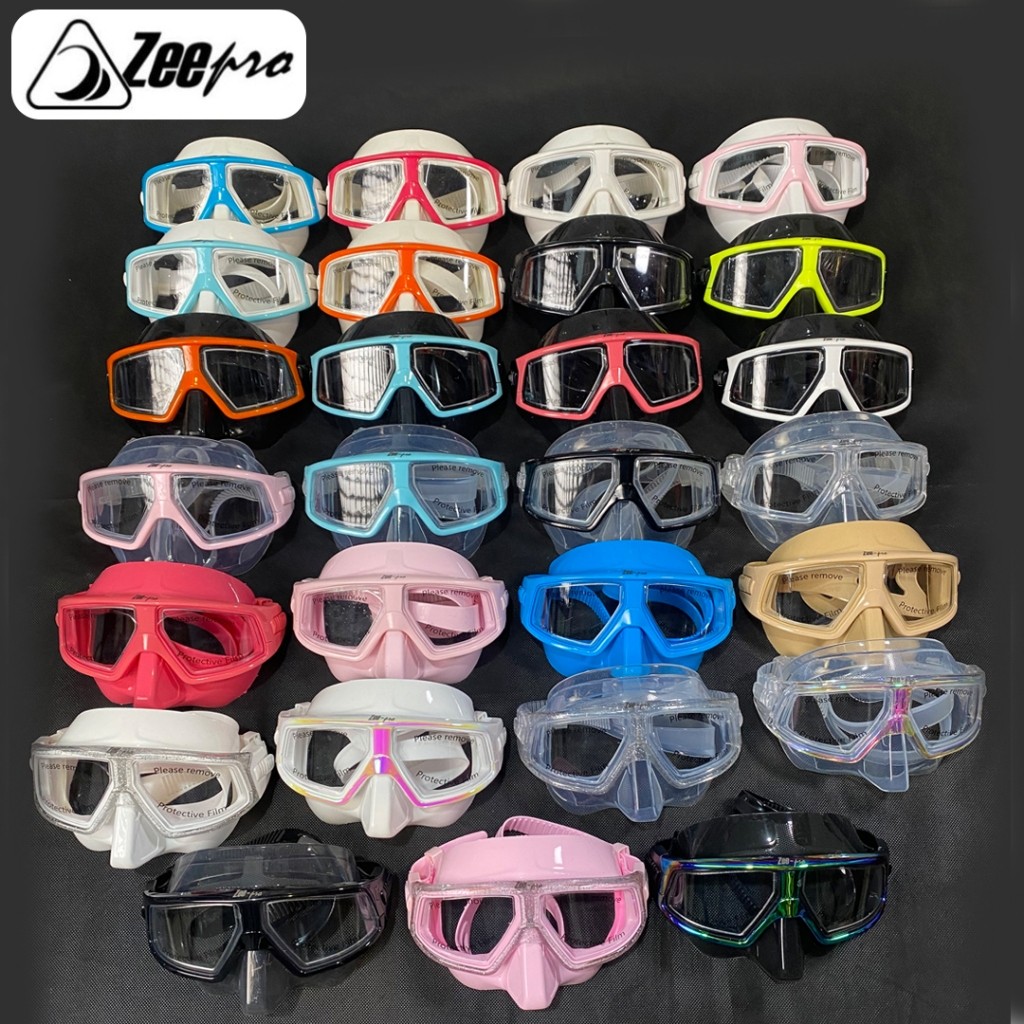 Mask Zeepro Sphero Apnea Low Volume Kacamata Freedive Spearfishing Masker Diving Selam Aqualung