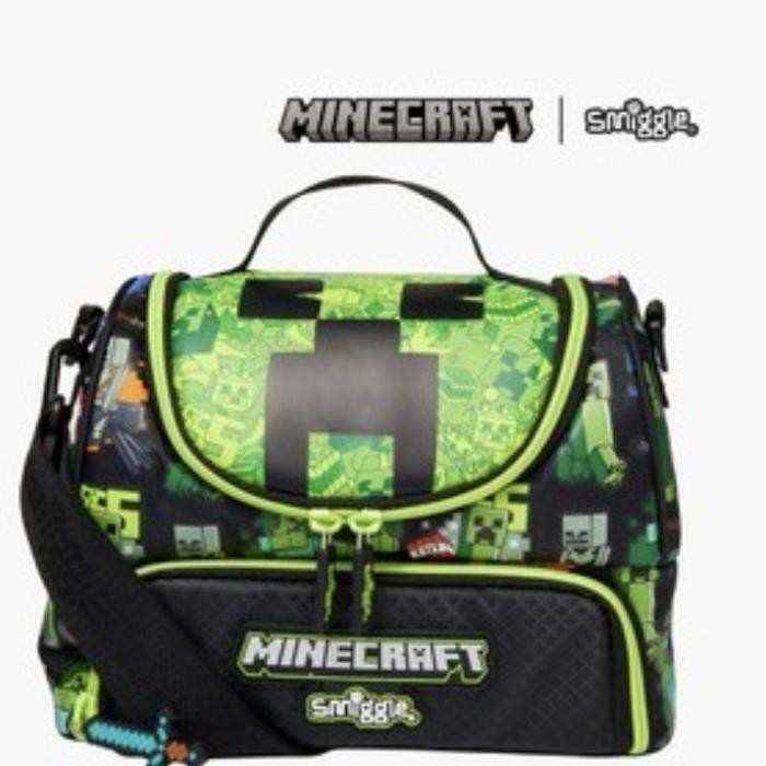 BEST SELLER Smiggle minecraft lunch bag, backpack, Dompet/ tas Smiggle/ minecraft