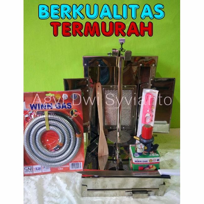 

Terlaris Burner Kebab 2Kg Mesin Kebab 2Kg Panggangan Kebab 2Kg Murah 1 Set