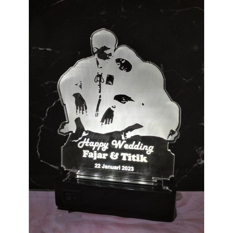 Flowpartt Plakat Lampu Plakat Lampu Led Custom Souvernir Unik Plakat Unik Plakat Lampu Led Plakat