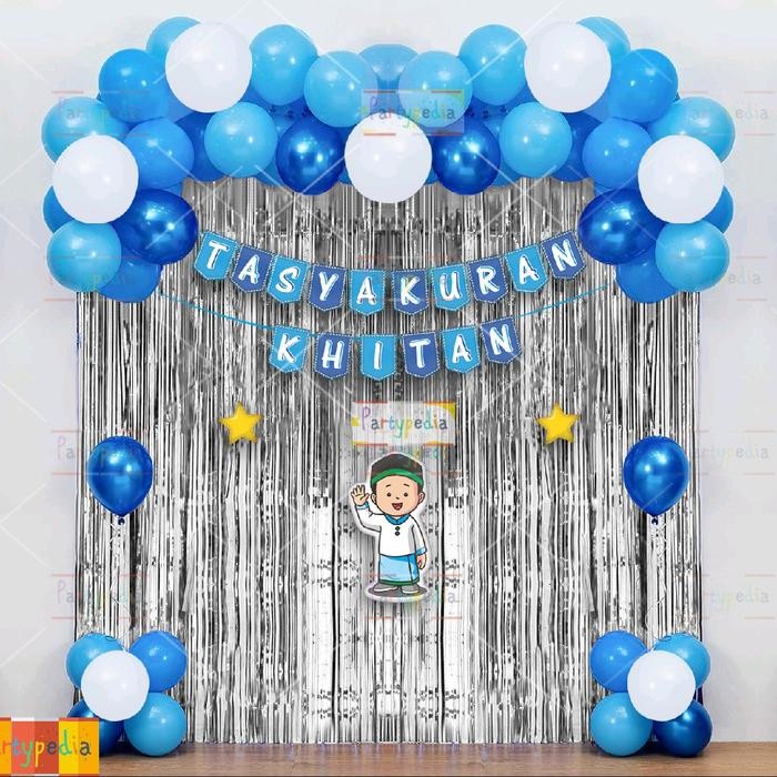 JTTOP" PAKET DEKORASI TASYAKURAN KHITAN FREE NAMA