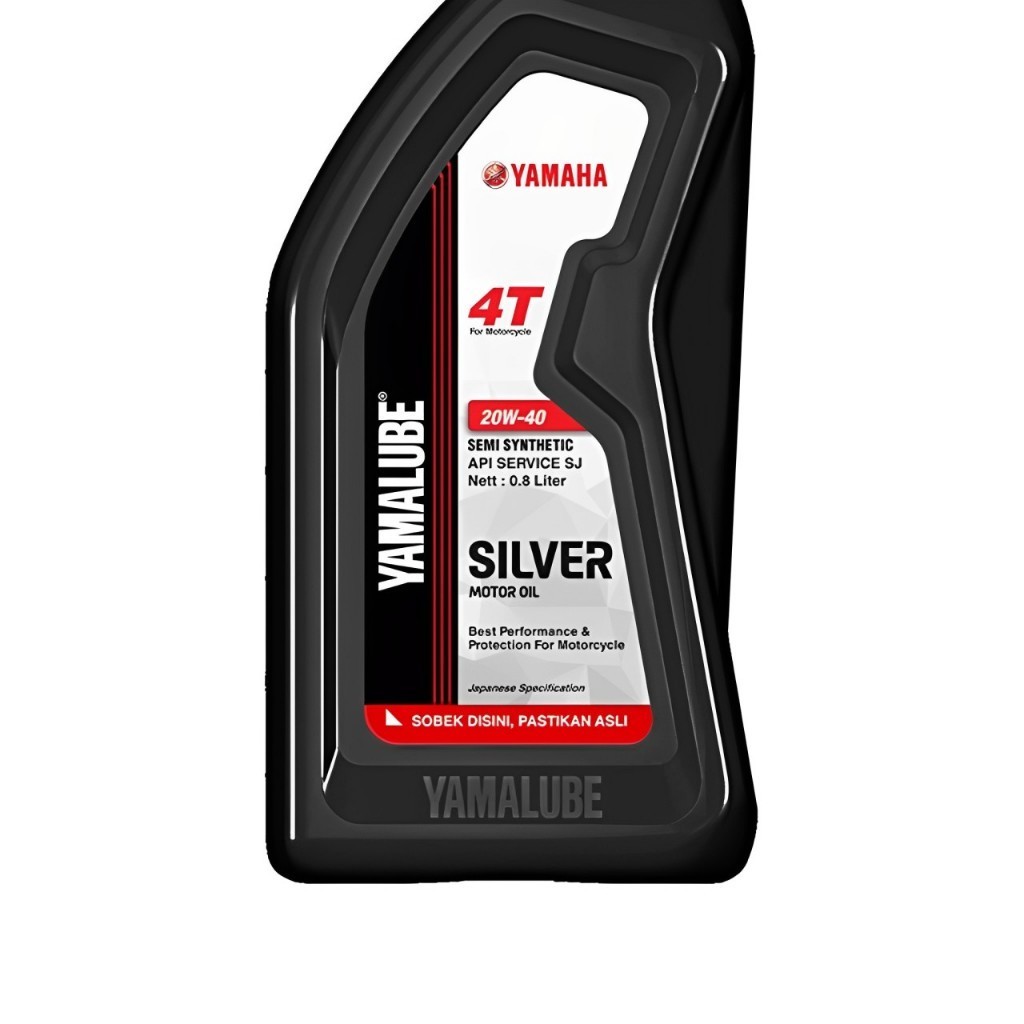 Berkahsspeed Paket Oli 5 Botol Oli Yamalube Silver 4T Sj 20W-40 Jaso Ma 800Ml Original Yamaha