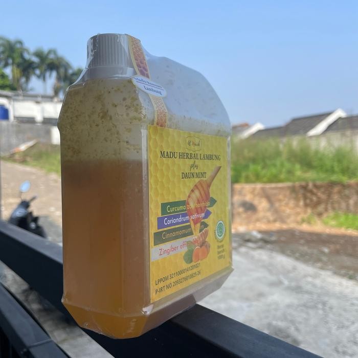 

Terlaris 1 Kg Madu Herbal Lambung Kunyit Plus Daun Mint