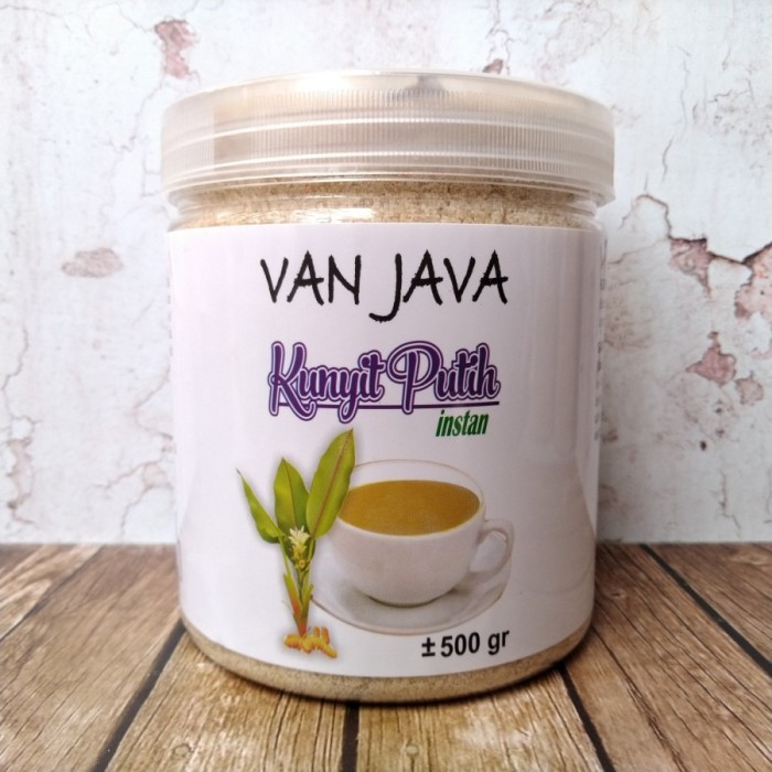 

Terlaris Minuman Sehat Menyehatkan Kunyit Putih Bubuk Instan Van Java 500 Gram