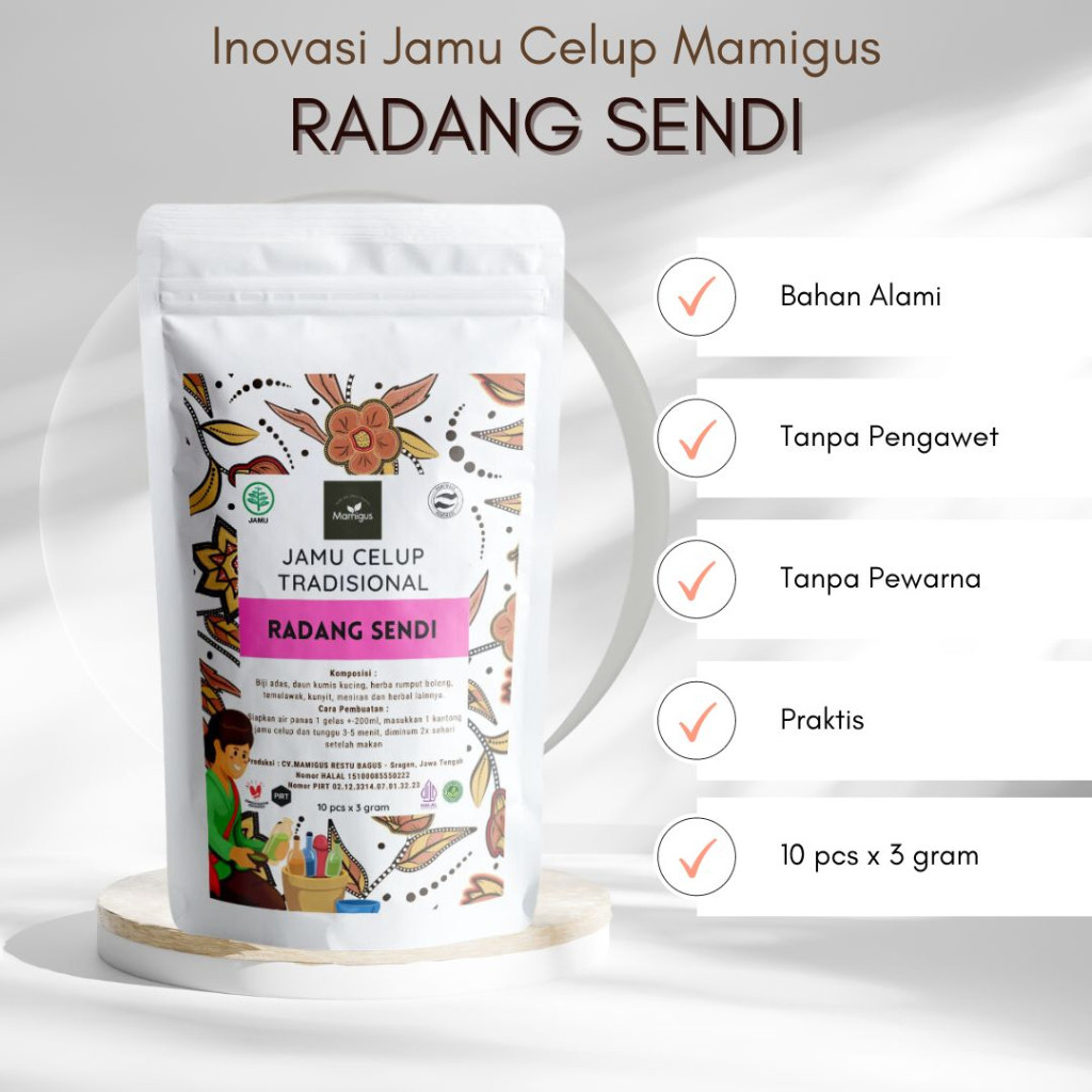 

TERMURAH!! Jamu Celup Tradisional RADANG SENDI