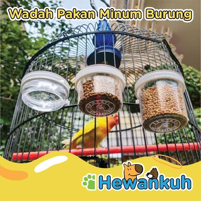 

Wadah Pakan Minum Burung / Cepuk Plastik Tempat makanan dan Minuman