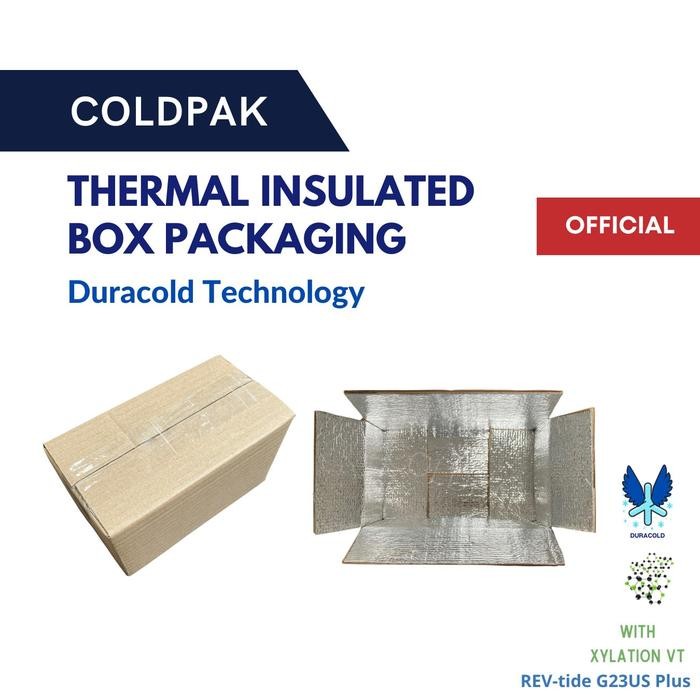 

COLDPAK Thermal Insulated Cooler Box Packaging Frozen Hampers Makanan dan Minuman