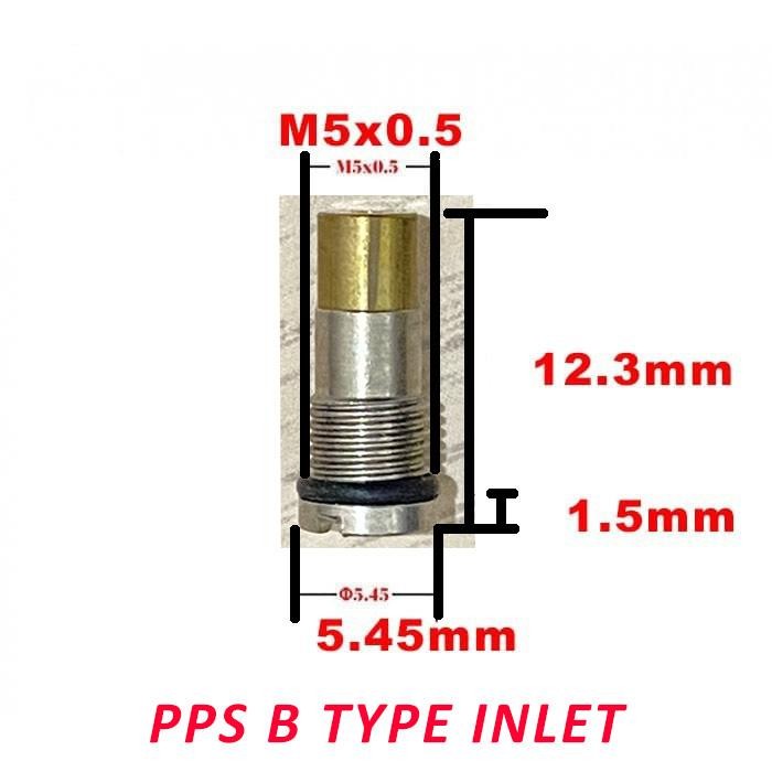 Ready Spare Part Airsoft PPS B Type Inlet Valve for Gas Power Magazine GBB