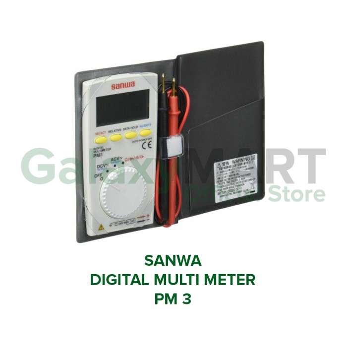 SANWA MULTI TESTER DIGITAL / DIGITAL MULTI METER PM3 / PM 3 ORIGINAL TERMURAH