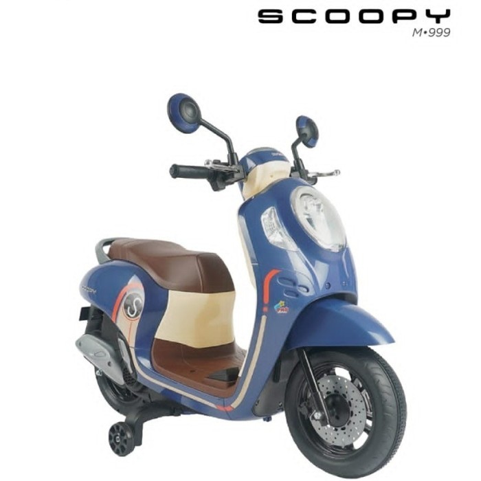 Mainan Anak Motor Aki Listrik Honda Scoopy Kado Anak Pmb m999 m 999