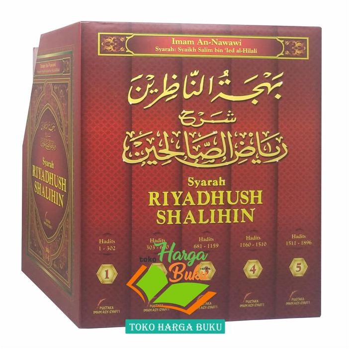

PROMO SYARAH RIYADHUSH SHALIHIN JILID 1-5 LENGKAP PLUS BOX EXCLUSIVE PIS READY