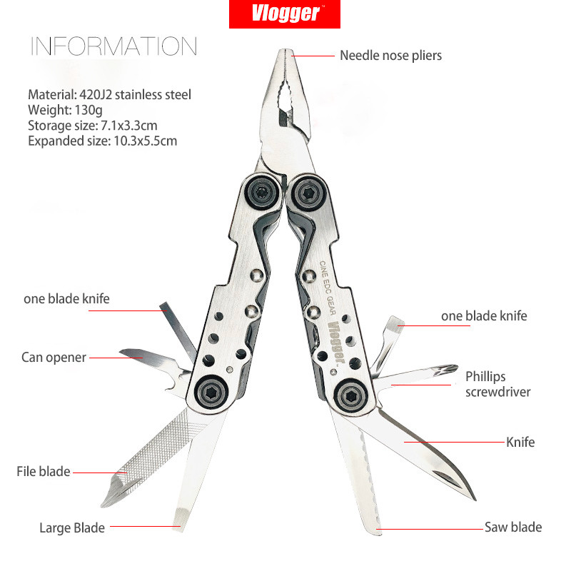 Vlogger Camera Accessories Tool KIT Multi functional combination