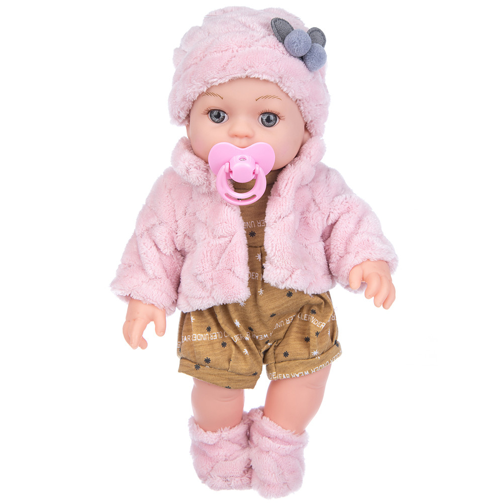 

12inch Reborn Baby Soothing Blank Doll Unfinished Vinyl Simulation Doll DIY Gift