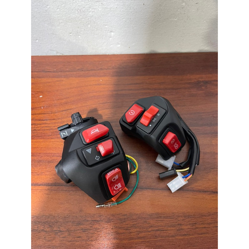 Saklar Set Mio Aerox Kiri Kanan Vietnam Komplit Engine Plus Hazard Saklar Aerox New Aerox Old All