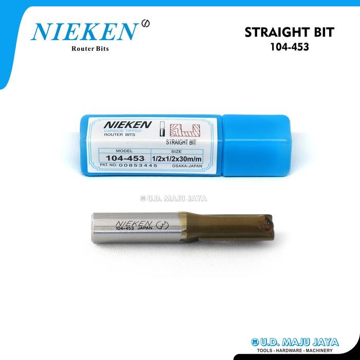 Nieken Router Bits 104-453 ( Mata Profil Lurus / Straight Bit 13Mm ) #Gratisongkir