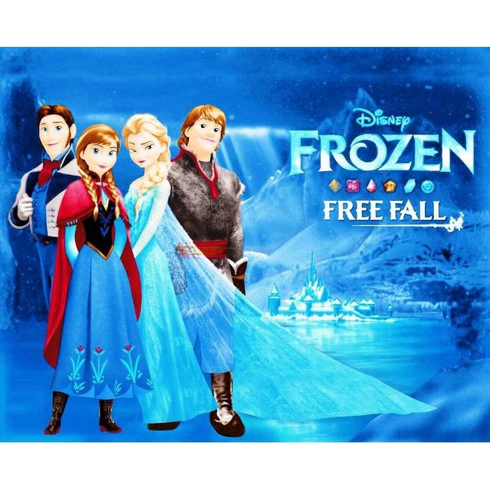 selimut bulu frozen freefall