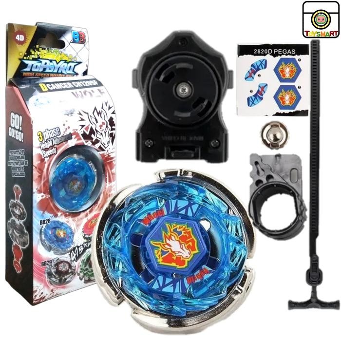ASLI Gansing Beyblade metal Fushion Beyblade launcher set gasing murah