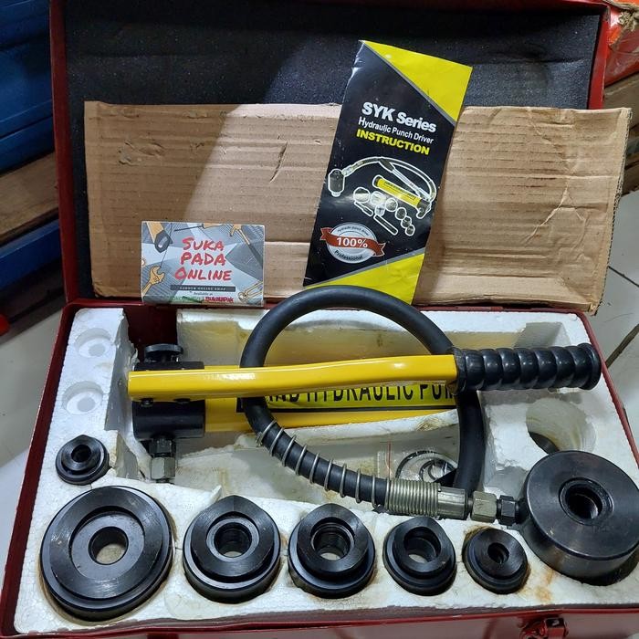 Terlaris Pembolong Plat Plong Hydraulic Punch Driver Puncher Hidrolik