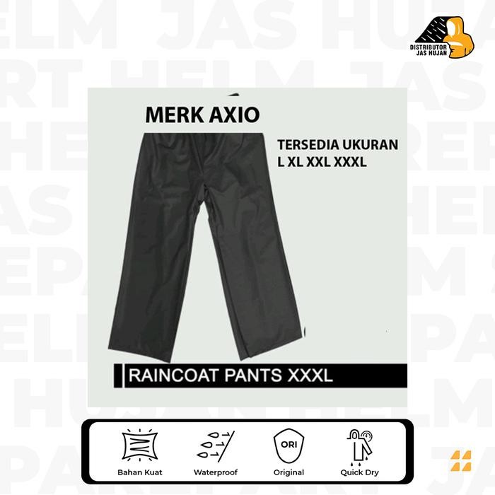 Celana Jas Hujan Merk AXIO KARET Bahan Karet
