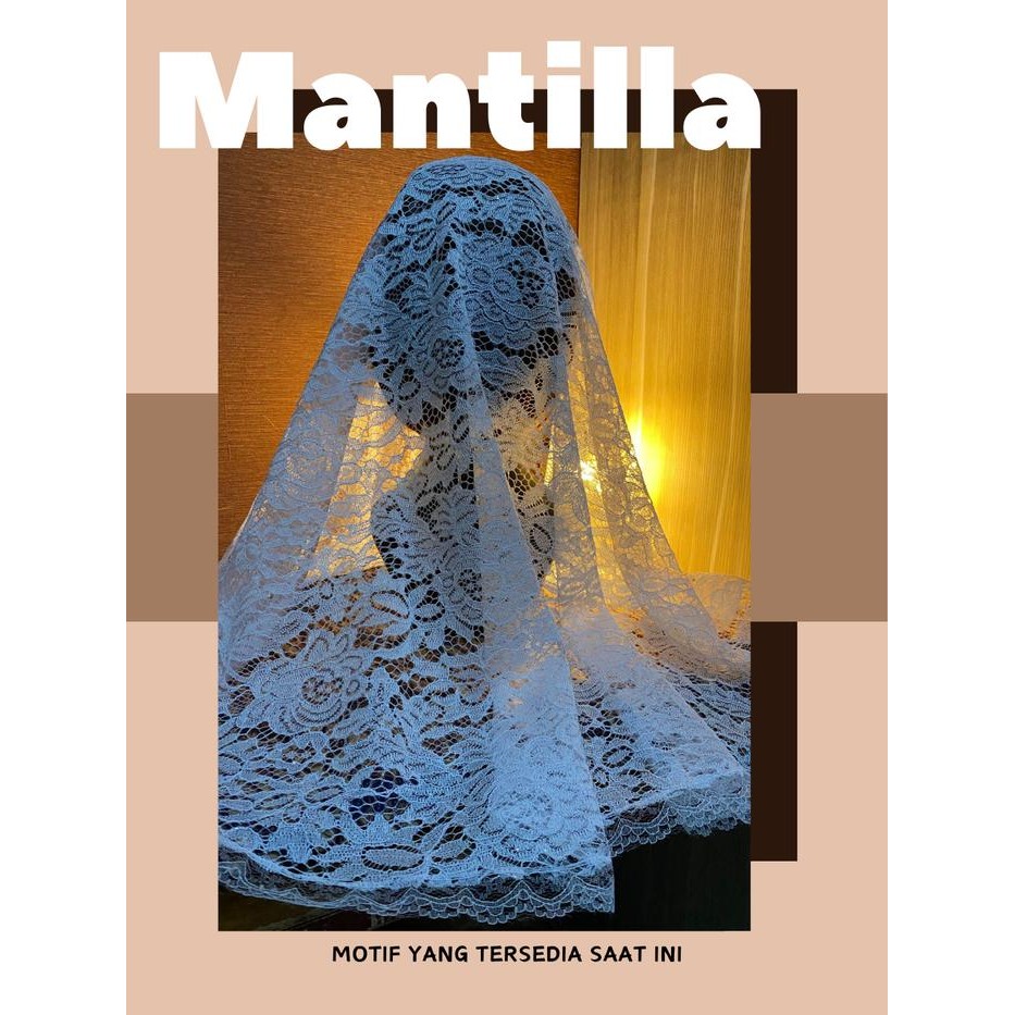 JTTOP" MANTILA MANTILLA KERUDUNG MISA