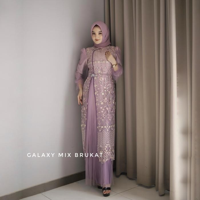 JTTOP" MEIYIN DRESS KONDANGAN BRIDESMAID GRADASI BRUKAT MUSLIM PANJANG GAMIS PAYET