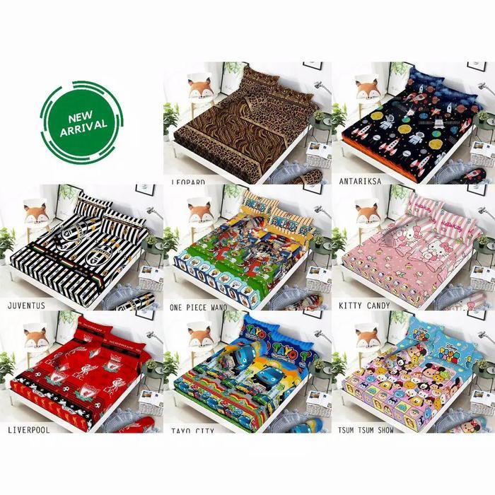Sprei Monalisa Premium uk 180x200cm,160x200cm & 120x200cm tinggi 20cm