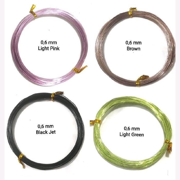 JTTOP" ALUMINIUM WIRE 0,6 MM - KAWAT ALUMINIUM 0,6MM - KAWAT KERAJINAN TANGAN