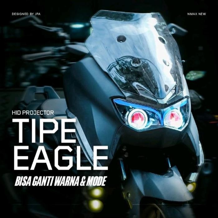Headlamp Lampu Depan Projie Bluetooth All New Nmax 2020-2023 Rlektor