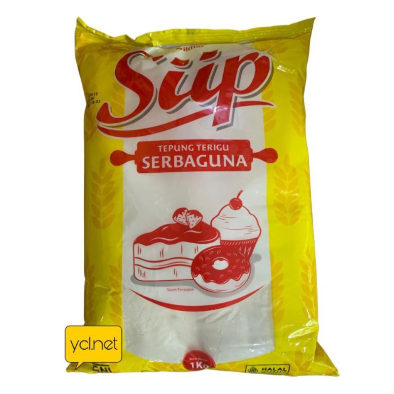 

Konter Makanan Siip Tepung Terigu Serbaguna 1Kg